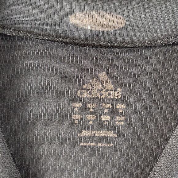 Adidas Long Sleeve Mens Training Running Black White T-Shirt Size M - Picture 3 of 6